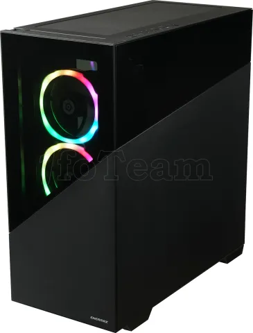 Photo de Boitier Moyen Tour ATX Enermax K8 RGB avec panneau vitré (Noir)