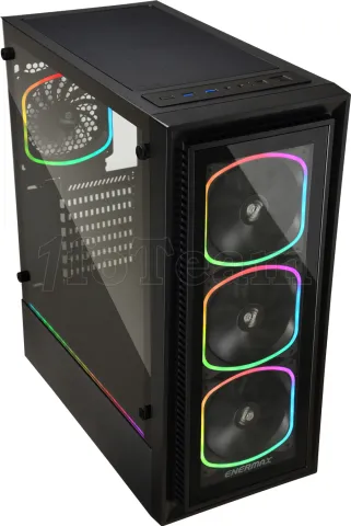 Photo de Boitier Moyen Tour ATX Enermax StarryFort SF30 RGB avec panneaux vitrés (Noir)