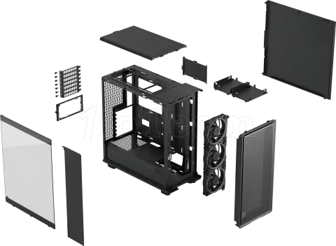 Photo de Boitier Moyen Tour ATX Fractal Design Epoch RGB avec panneau vitré (Noir)