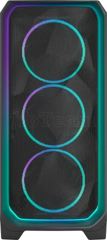 Photo de Boitier Moyen Tour ATX Fractal Design Meshify 3 Ambience Pro RGB avec panneau vitré (Noir)