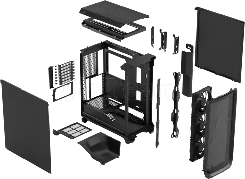 Photo de Boitier Moyen Tour ATX Fractal Design Meshify 3 (Noir)