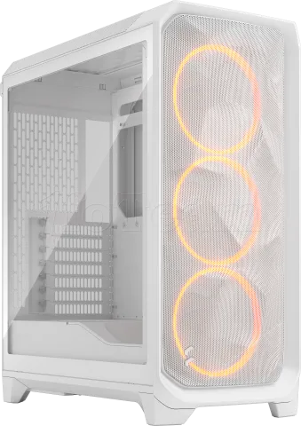 Photo de Boitier Moyen Tour ATX Fractal Design Meshify 3 RGB avec panneau vitré (Blanc)