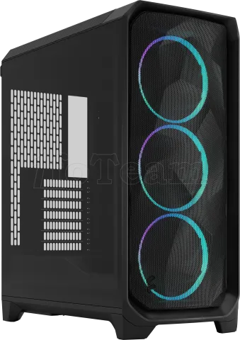 Photo de Boitier Moyen Tour ATX Fractal Design Meshify 3 RGB avec panneau vitré (Noir)