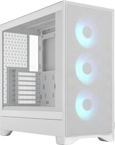 Photo de Boitier Moyen Tour ATX Fractal Design Pop 2 Air RGB avec panneau vitré (Blanc)