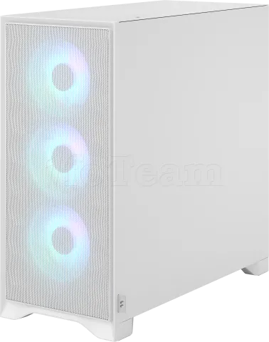 Photo de Boitier Moyen Tour ATX Fractal Design Pop 2 Air RGB avec panneau vitré (Blanc)