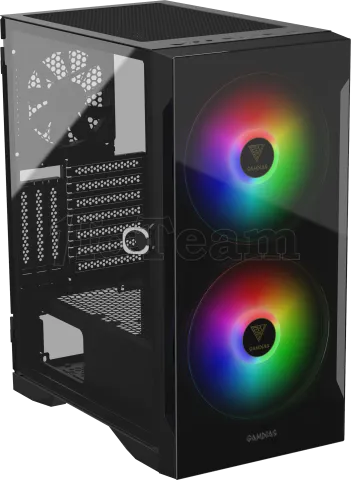 Photo de Boitier Moyen Tour ATX Gamdias Apollo E2 Elite RGB avec panneaux vitrés (Noir)