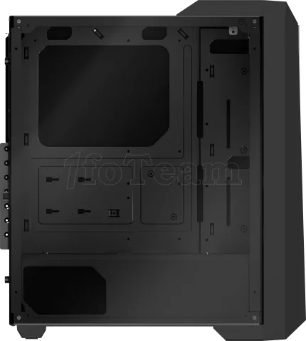 Photo de Boitier Moyen Tour ATX Gamdias Apollo M1 RGB avec panneaux vitrés (Noir)