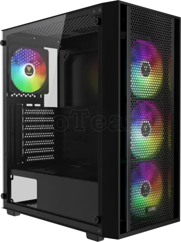 Photo de Boitier Moyen Tour ATX Gamdias Aura GC2 Elite RGB avec panneau vitré (Noir)