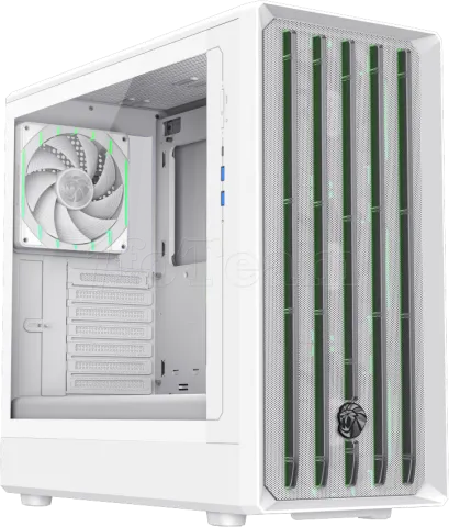 Photo de Boitier Moyen Tour ATX Gamemax Claw 460 avec panneau vitré (Blanc)