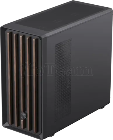 Photo de Boitier Moyen Tour ATX Gamemax Claw 460 Wood avec panneau vitré (Noir)