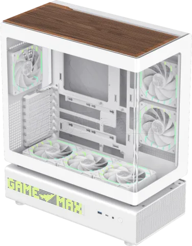 Photo de Boitier Moyen Tour ATX Gamemax N90 ARGB  avec panneaux vitrés (Blanc)