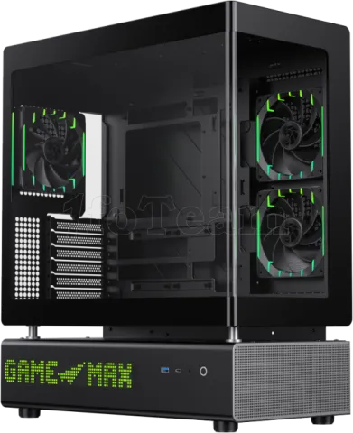 Photo de Boitier Moyen Tour ATX Gamemax N90  ARGB  avec panneaux vitrés (Noir)