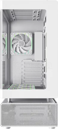 Photo de Boitier Moyen Tour ATX Gamemax N90 RGB avec panneaux vitrés (Blanc)