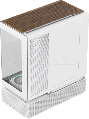 Photo de Boitier Moyen Tour ATX Gamemax N90 RGB avec panneaux vitrés (Blanc)