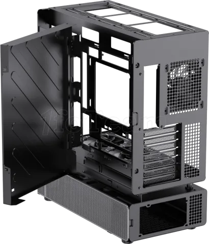 Photo de Boitier Moyen Tour ATX Gamemax N90 RGB avec panneaux vitrés (Noir)