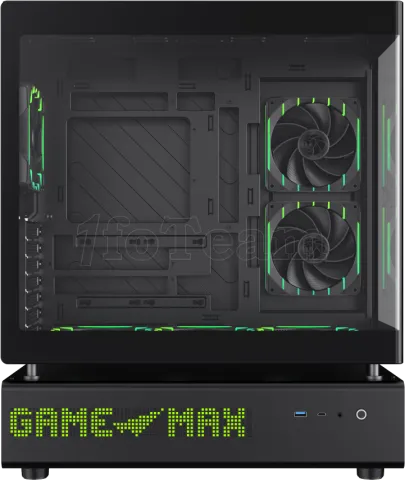 Photo de Boitier Moyen Tour ATX Gamemax N90 RGB avec panneaux vitrés (Noir)