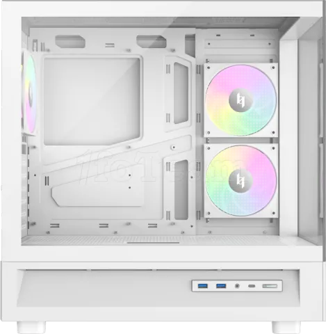 Photo de Boitier Moyen Tour ATX Gamemax Nex C51 RGB avec panneaux vitrés (Blanc)