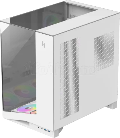 Photo de Boitier Moyen Tour ATX Gamemax Nex C56 VC RGB avec panneaux vitrés (Blanc)