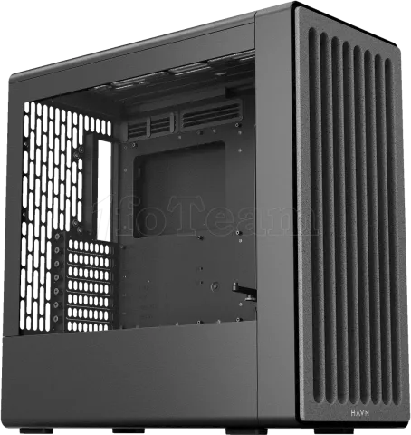 Photo de Boitier Moyen Tour ATX HAVN BF 360 avec panneau vitré (Noir)