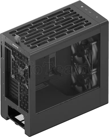 Photo de Boitier Moyen Tour ATX HAVN BF 360 Flow avec panneau vitré (Noir)