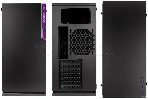 Photo de Boitier Moyen Tour ATX InWin 101C avec panneau vitré (Noir)