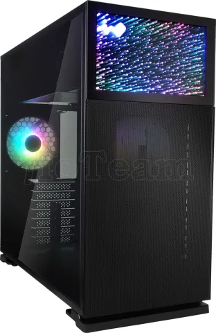 Photo de Boitier Moyen Tour ATX InWin N127 RGB avec panneau vitré (Noir)