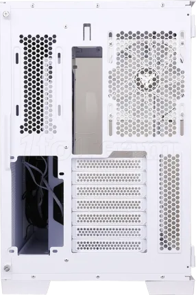 Photo de Boitier Moyen Tour ATX iTek Dark Cave RGB avec panneau vitré (Blanc)