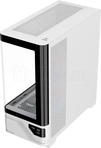 Photo de Boitier Moyen Tour ATX iTek Netron ARGB avec panneaux vitrés (Noir/Blanc)