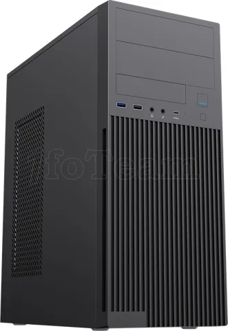 Photo de Boitier Moyen Tour ATX iTek Pilot Z27 Lite avec alimentation 500W (Noir)