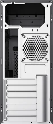 Photo de Boitier Moyen Tour ATX iTek Pilot Z27 Lite avec alimentation 500W (Noir)