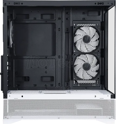 Photo de Boitier Moyen Tour ATX iTek Showbui 37 WB ARGB avec panneaux vitrés (Blanc)