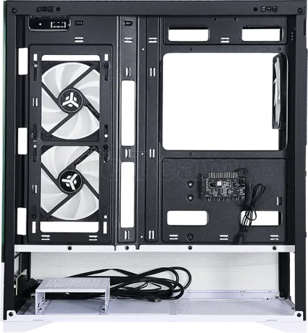 Photo de Boitier Moyen Tour ATX iTek Showbui 37 WB ARGB avec panneaux vitrés (Blanc)