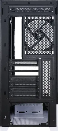 Photo de Boitier Moyen Tour ATX iTek Showbui 37 WB ARGB avec panneaux vitrés (Blanc)