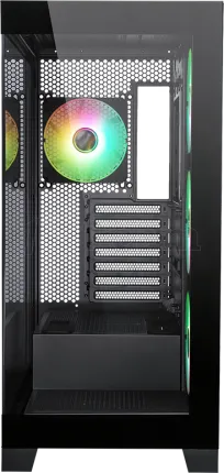 Photo de Boitier Moyen Tour ATX iTek Showbui 45 RGB avec panneaux vitrés (Noir)