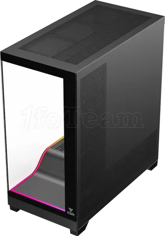 Photo de Boitier Moyen Tour ATX iTek Showbui Wave 82B ARGB avec panneaux vitrés (Noir)