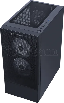 Photo de Boitier Moyen Tour ATX iTek Siisbe 3.0 RGB avec panneau vitré (Noir)