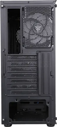 Photo de Boitier Moyen Tour ATX iTek Six Triangle RGB avec panneau vitré (Noir)