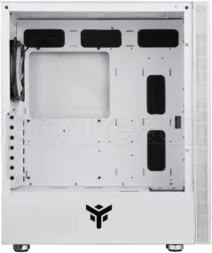 Photo de Boitier Moyen Tour ATX iTek Vertibra S210 RGB avec panneau vitré (Blanc)