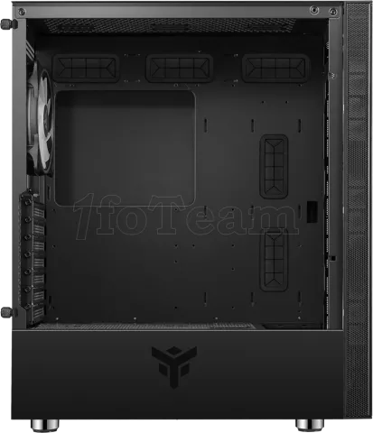 Photo de Boitier Moyen Tour ATX iTek Vertibra S210 RGB avec panneau vitré (Noir)