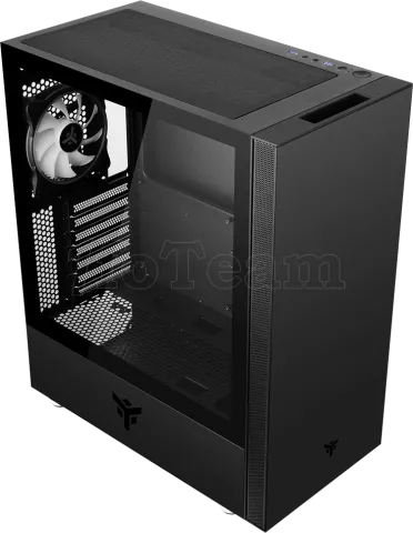 Photo de Boitier Moyen Tour ATX iTek Vertibra S210 RGB avec panneau vitré (Noir)