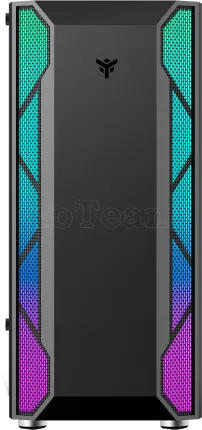 Photo de Boitier Moyen Tour ATX iTek Vertibra X210 RGB avec panneau vitré (Noir)