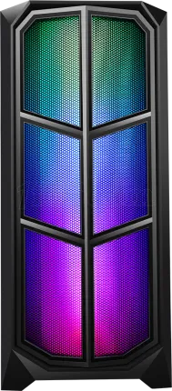 Photo de Boitier Moyen Tour ATX iTek Vertibra Y210 RGB avec panneau vitré (Noir)