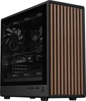 Photo de Boitier Moyen Tour ATX iTek Woody W2B ARGB avec panneau vitré (Noir)
