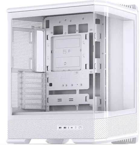 Photo de Boitier Moyen Tour ATX Jonsbo D400 avec panneaux vitrés (Blanc)