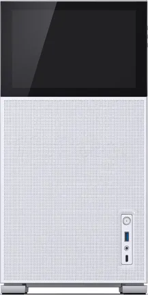 Photo de Boitier Moyen Tour ATX Jonsbo D41 Mesh Screen avec panneau vitré (Blanc)