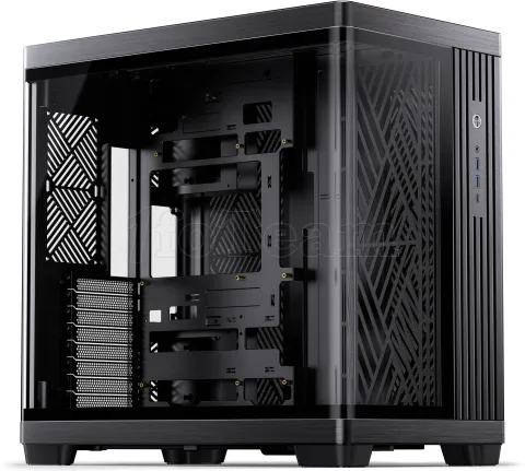 Photo de Boitier Moyen Tour ATX Jonsbo TK-4 RGB avec panneaux vitrés (Noir)