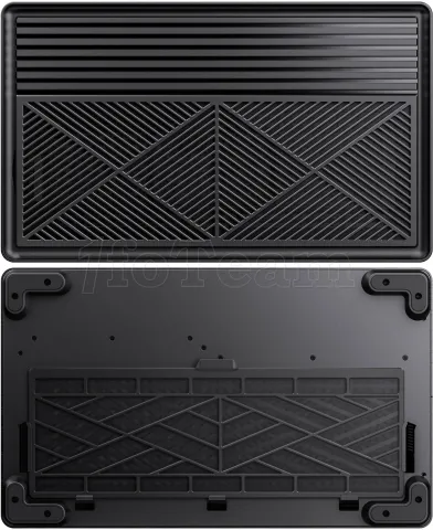 Photo de Boitier Moyen Tour ATX Jonsbo TK-4 RGB avec panneaux vitrés (Noir)