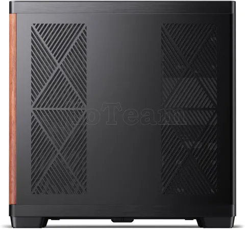 Photo de Boitier Moyen Tour ATX Jonsbo TK-4 RGB avec panneaux vitrés (Noir/Bois)