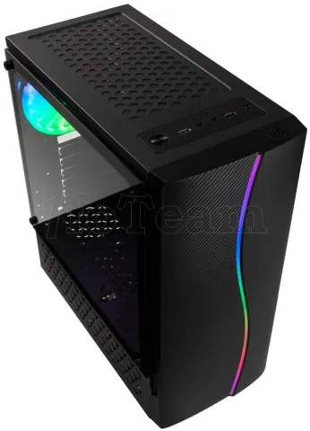 Photo de Boitier Moyen Tour ATX Kolink Inspire K5 A RGB avec panneaux vitrés (Noir)