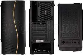 Photo de Boitier Moyen Tour ATX Kolink Inspire K5 A RGB avec panneaux vitrés (Noir)